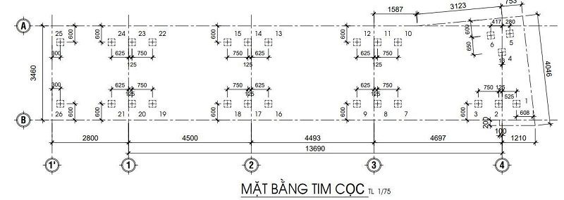 Vị trí ép cọc